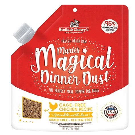 Elevate Your Pet's Meal with Stella and Chewy's Magical Dinner Dust